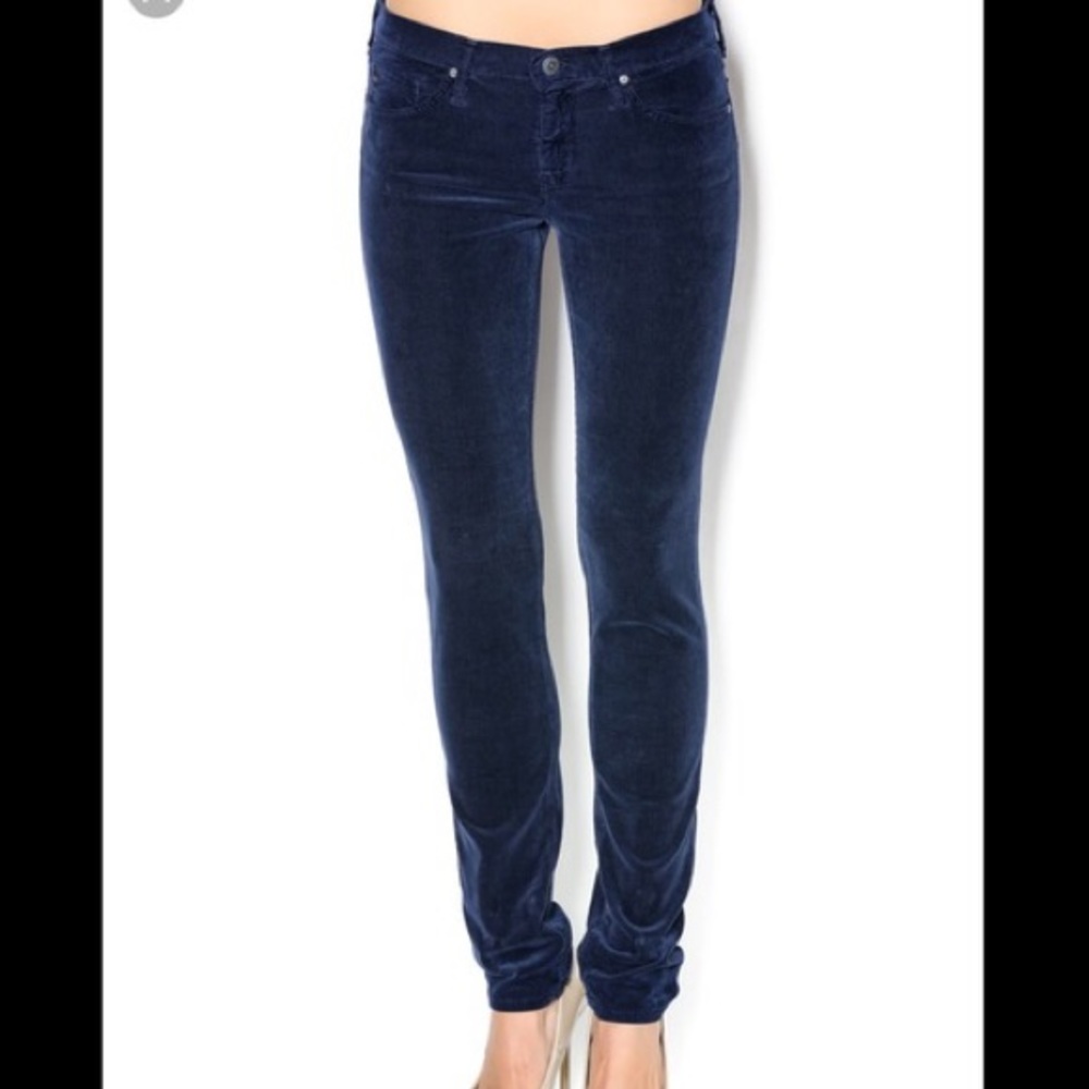 AG The Stilt cigarette leg corduroy pants